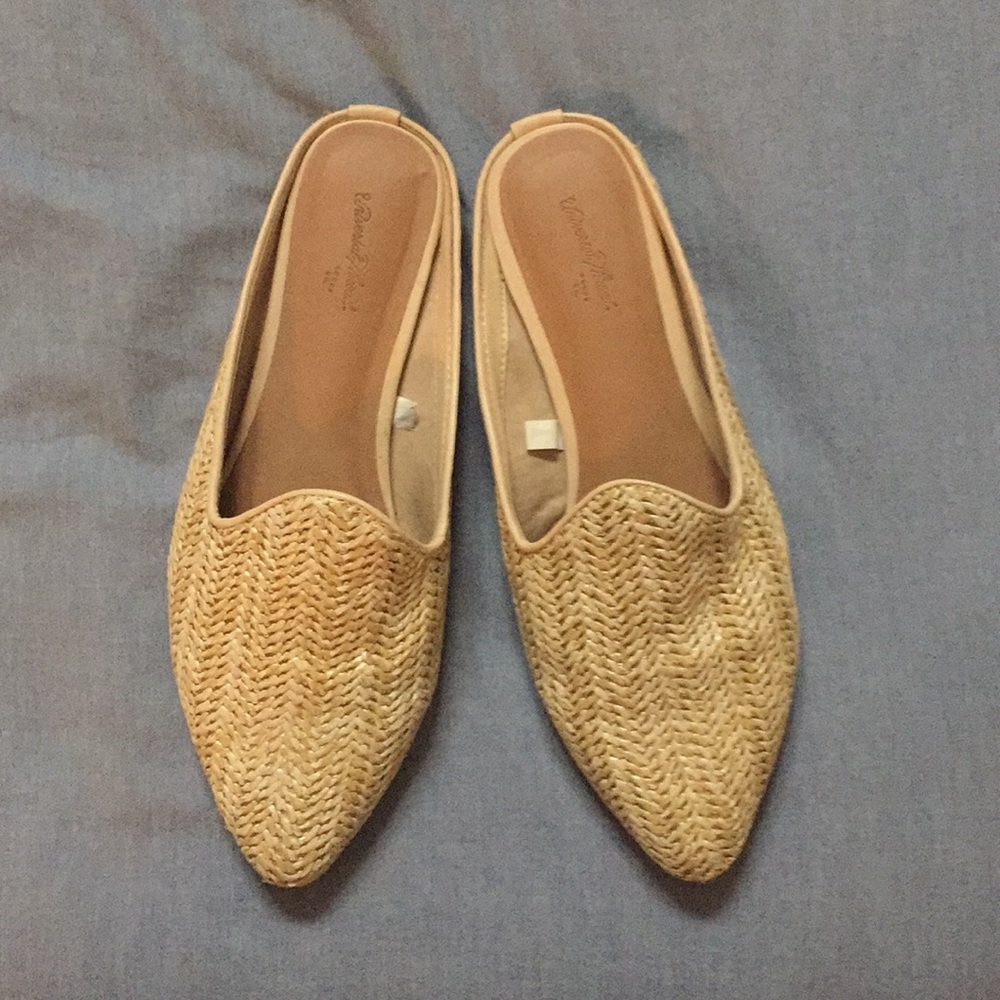 Target’s Universal Thread rattan mule shoes